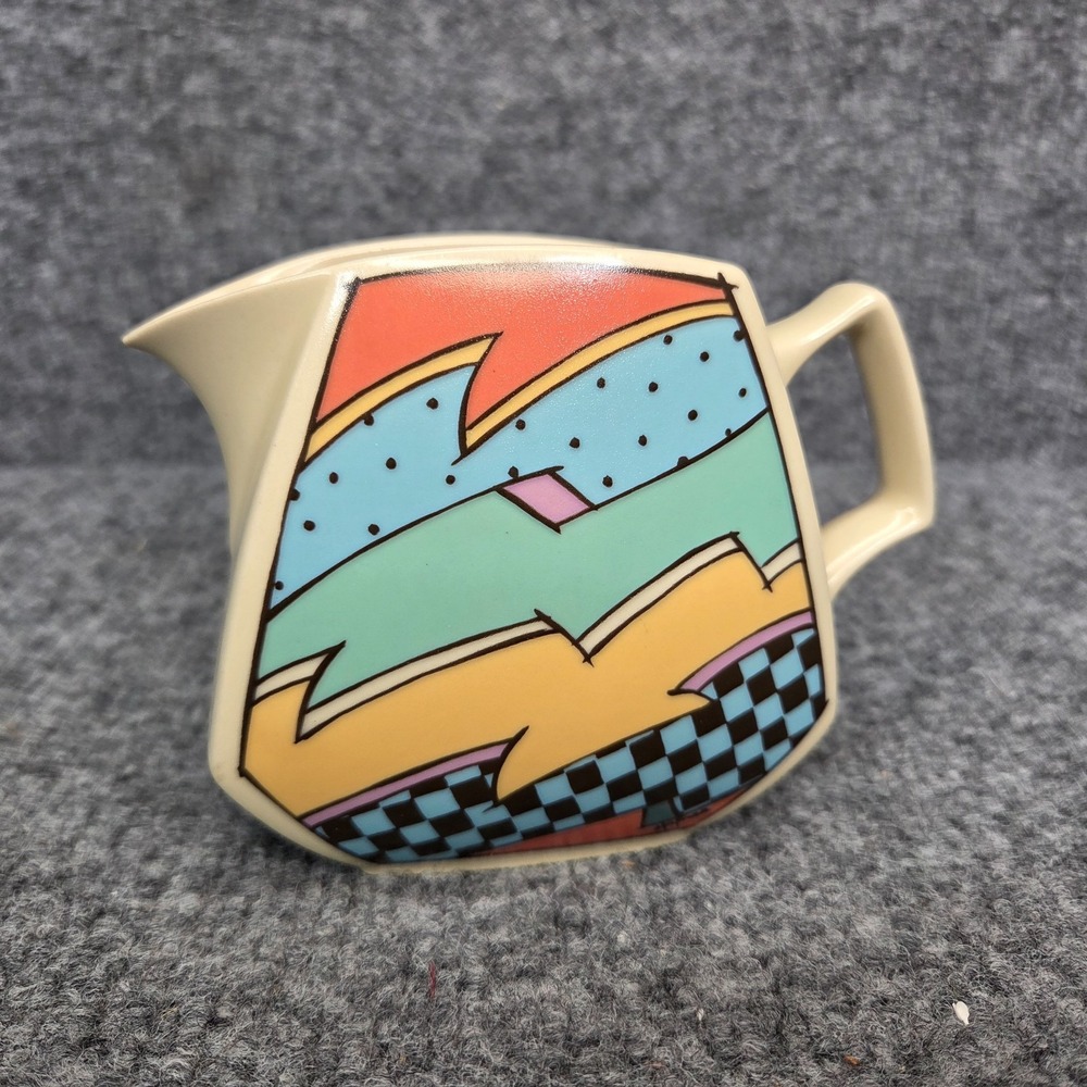 ROSENTHAL Studio Line Dorothy Hafner FLASH pattern Cream Colorful Creamer